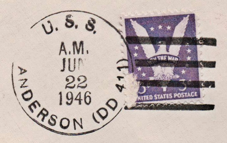 File:GregCiesielski Anderson DD411 19460622 1 Postmark.jpg