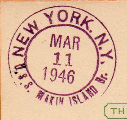 File:GregCiesielski MakinIsland CVE93 19460311 1 Postmark.jpg