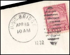 GregCiesielski Bridge AF1 19320415 1 Postmark.jpg