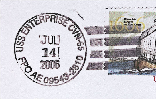 File:GregCiesielski Enterprise CVN65 20060714 1 Postmark.jpg
