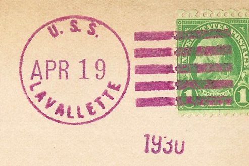 File:GregCiesielski LaVallette DD315 19300419 1 Postmark.jpg