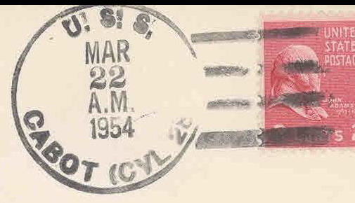 File:GregCiesielski Cabot CVL28 19540322 1 Postmark.jpg