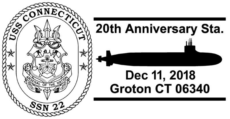 File:GregCiesielski Connecticut SSN22 20181211 2 Postmark.jpg