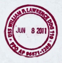 File:GregCiesielski WilliamPLawrence DDG110 20110608 1 Postmark.jpg