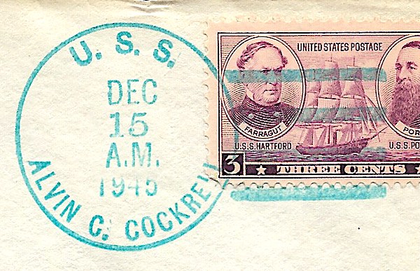 File:JohnGermann Alvin C. Cockrell DE366 19451215 1a Postmark.jpg