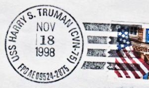File:GregCiesielski HarrySTruman CVN75 19981118 1 Postmark.jpg