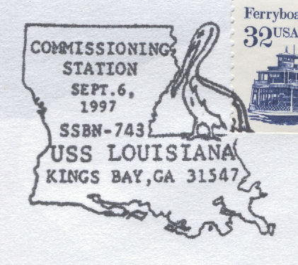 File:GregCiesielski Louisiana SSBN743 19970906 1 Postmark.jpg