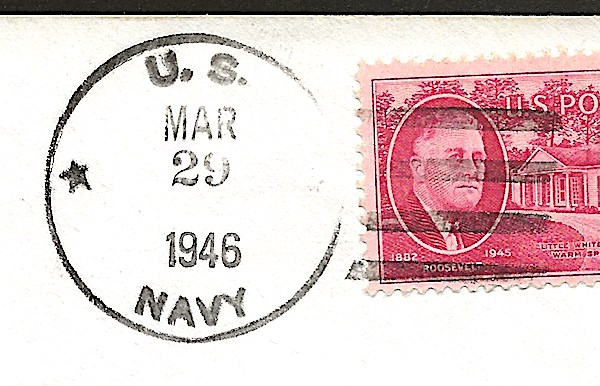 File:JohnGermann Clarence K. Bronson DD668 19460329 1a Postmark.jpg