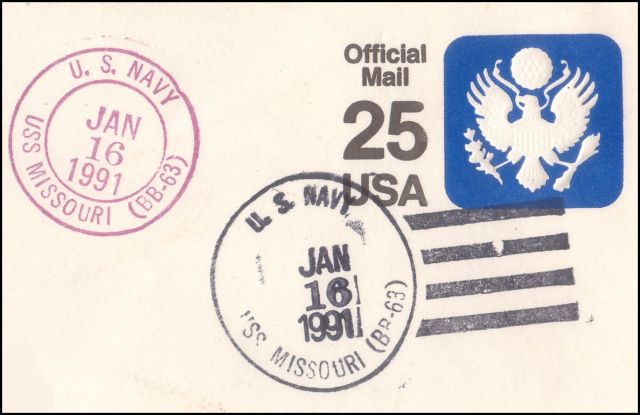 File:GregCiesielski Missouri BB63 19910116 2 Postmark.jpg