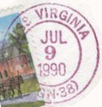 File:GregCiesielski Virginia CGN38 19900709r 3 Postmark.jpg