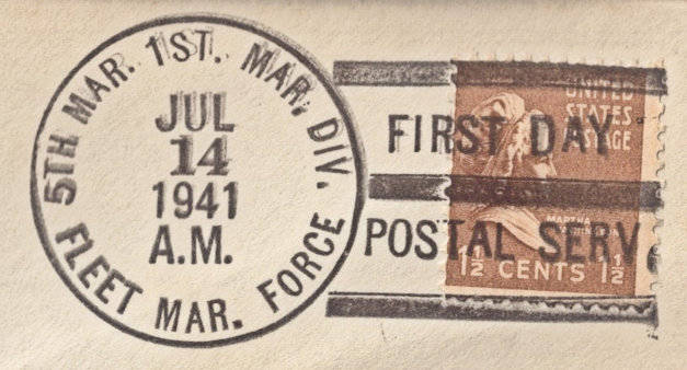 File:GregCiesielski 5thMar1stMardiv 19410714 1 Postmark.jpg