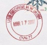 File:GregCiesielski GeorgeHWBush CVN77 20070317 1 Postmark.jpg