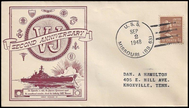 File:GregCiesielski Missouri BB63 19480902 1 Front.jpg
