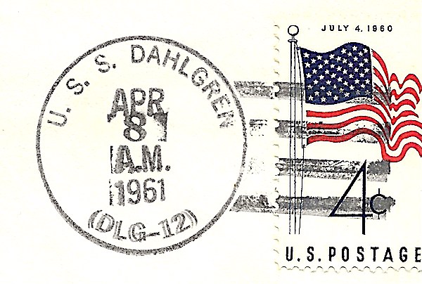 File:JohnGermann Dahlgren DLG12 19610408 1a Postmark.jpg