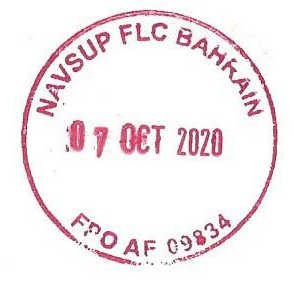 File:GregCiesielski NavSup FLC BAHRAIN 20201007 1 Postmark.jpg