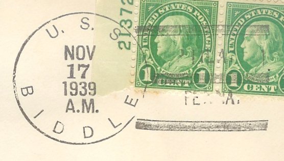 File:GregCiesielski Biddle DD151 19391117 1 Postmark.jpg
