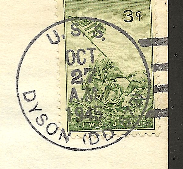 File:JohnGermann Dyson DD572 19451027 1a Postmark.jpg