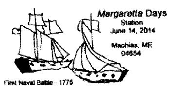 File:GregCiesielski Margaretta 20140614 1E Postmark.jpg