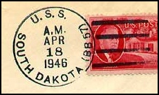 File:GregCiesielski SouthDakota BB57 19460418 1 Postmark.jpg