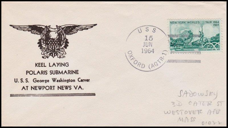 File:GregCiesielski GeorgeWashingtonCarver SSBN656 19640615 1 Front.jpg