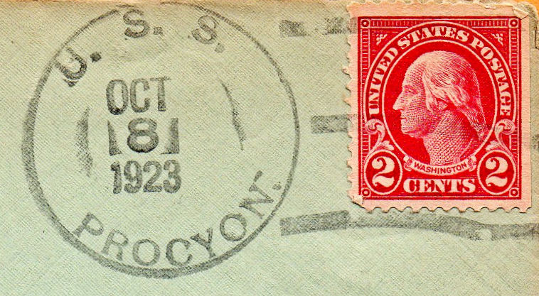 File:GregCiesielski Procyon AG11 19231008 1 Postmark.jpg