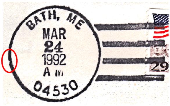 File:GregCiesielski BathME 4bar 19920324 1 Postmark.jpg