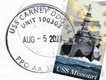 File:GregCiesielski Carney DDG64 20210805 1 Postmark.jpg