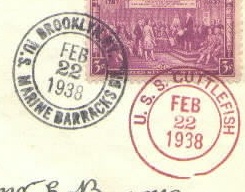 File:FirstMuseum Cuttlefish SS171 19380222 1 Postmark.jpg