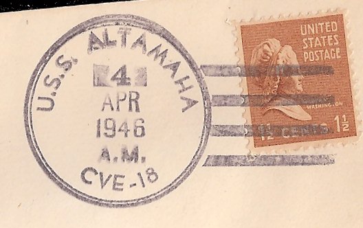 File:GregCiesielski Altamaha CVE18 19460404 1 Postmark.jpg