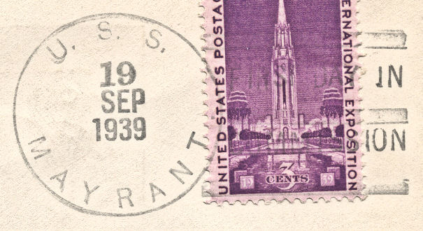 File:GregCiesielski Mayrant DD402 19390919 1 Postmark.jpg