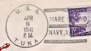 File:GregCiesielski Tuna SS203 19410408 1 Postmark.jpg