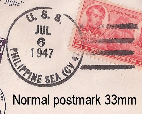 File:GregCiesielski PhilippineSea CV47 19470706 1 Postmark.jpg