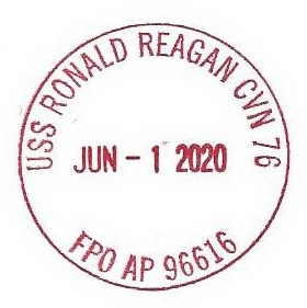 File:GregCiesielski RonaldReagan CVN76 20200601 1 Postmark.jpg