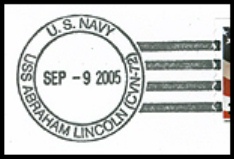 File:GregCiesielski AbrahamLincoln CVN72 20050909 1 Postmark.jpg
