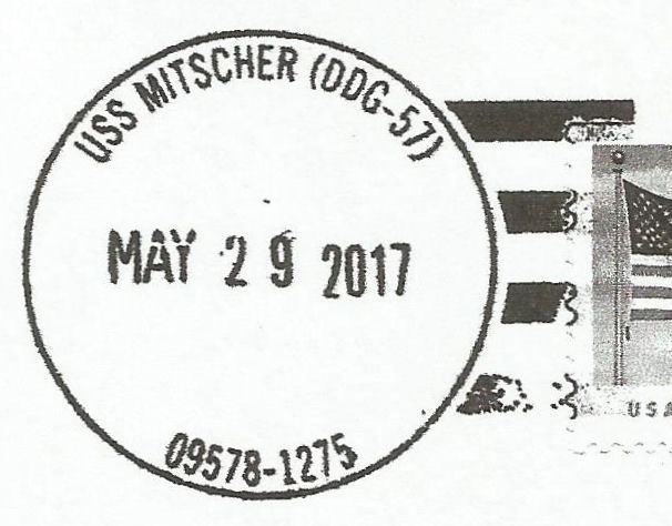 File:GregCiesielski Mitscher DDG57 20170529 2 Postmark.jpg