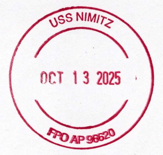 File:GregCiesielski Nimitz CVN68 20251013 1 Postmark.jpg