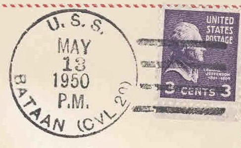 File:GregCiesielski Bataan CVL29 19500513 1 Postmark.jpg