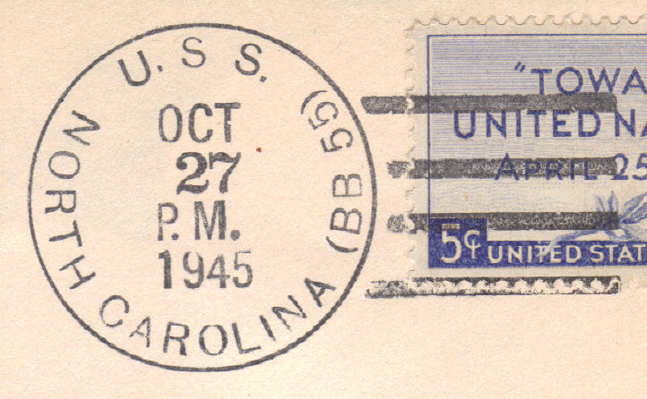 File:GregCiesielski NorthCarolina BB55 19451027 1 Postmark.jpg