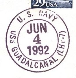 File:GregCiesielski Guadalcanal LPH7 19920604 1 Postmark.jpg