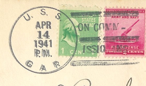File:GregCiesielski Gar SS206 19410414 2 Postmark.jpg