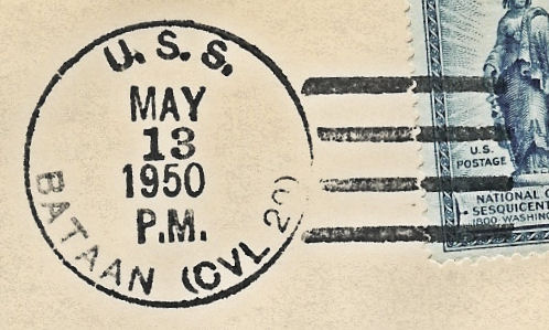 File:GregCiesielski Bataan CVL29 19500513 2 Postmark.jpg