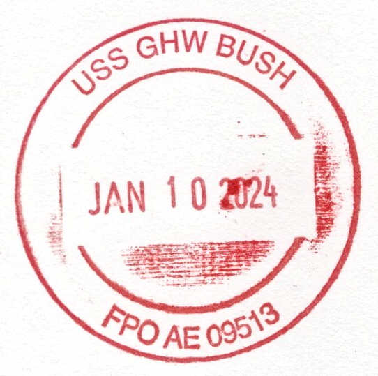 File:GregCiesielski GeorgeHWBush CVN77 20240110 1 Postmark.jpg