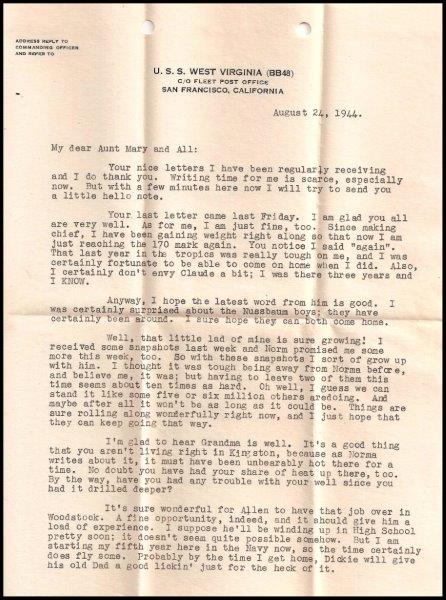 File:GregCiesielski WestVirginia BB48 19440825 1 Letter.jpg