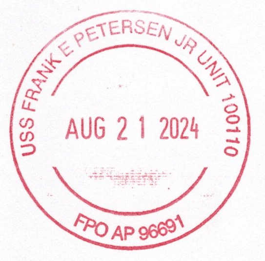 File:GregCiesielski FrankEPetersonJr DDG121 20240821 2 Postmark.jpg