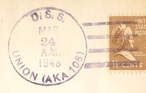 File:GregCiesielski Union AKA106 19480324 1 Postmark.jpg