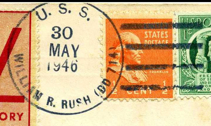 File:GregCiesielski WilliamRRush DD714 19460530 1 Postmark.jpg