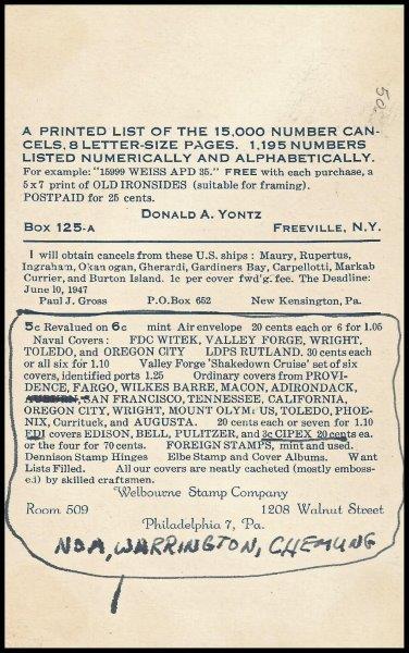 File:GregCiesielski WilkesBarre CL103 19470725 1 Back.jpg