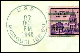 File:GregCiesielski Missouri BB63 19451027 1 Postmark.jpg