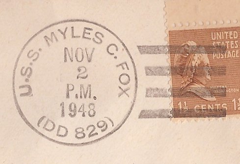 File:GregCiesielski MylesCFox DD829 19481102 1 Postmark.jpg