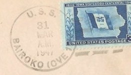 File:GregCiesielski BDLBairoko CVE115 19470331 1 Postmark.jpg